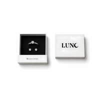 Boîte cadeau de luxe en carton rigide pour bijoux, personnalisable avec logo, emballage recyclable pour collier de perles, bague, boucles d'oreilles, pendentif