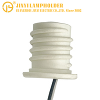 Fabricant de pièces de lampe douille en céramique E11 douille d'ampoule douille de lampe supports de lampe base de lampe