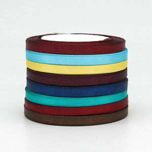 FangZhi Satin Ribbon 6mm Woven Solid Color Gift Decoration For Clothing - Product Image 5
