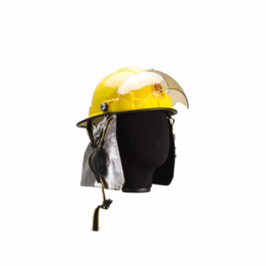 アメリカンスタイルの消防士用ハーフヘルメット、バイザー付き、耐熱性、耐貫通性 - Product Image 1