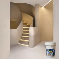 Peinture microciment décorative Jincai pour murs, revêtement liquide haute dureté, forte résistance à l'usure, vente directe usine