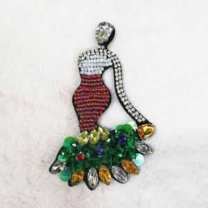 Mano sirena ropa bolso brillo accesorios DIY personalidad bolsa con cuentas parche - Product Image 2