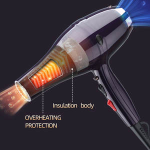 Salón Profesional 2000W Secador de pelo de alta velocidad Venta al por mayor Secador de pelo Motor de CA Secadores de pelo potentes Compatible con aire frío <span class=keywords><strong>y</strong></span> caliente - Product Image 6