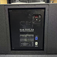 Subwoofer Sub 9006-AS, double haut-parleur de basses de 18 pouces, ensemble de ligne acoustique, caissons de basses amplifiés 9006, audio professionnel pour scène