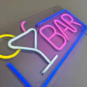Neon Sign Custom Waterproof Glowing Elements Animated Elements bar Neon Strips Light For Club Party