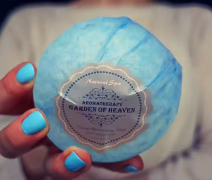 Sel de la Mer Morte Naturel Cacao et Huiles Essentielles de Karité Marque Privée Bombe de Bain Fizzies Coffret Cadeau Ultra Luxe - Product Image 6