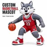 Mascottes gonflables géantes personnalisées, décorations gonflables d'extérieur imperméables, jeux de basket-ball et publicités promotionnelles