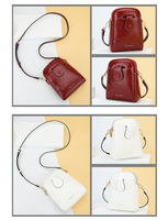 Untuk Carteras Fashion Long Large Capacity Waterproof Oil Wax Zipper Closure Wallet Messager Bag untuk Wanita
