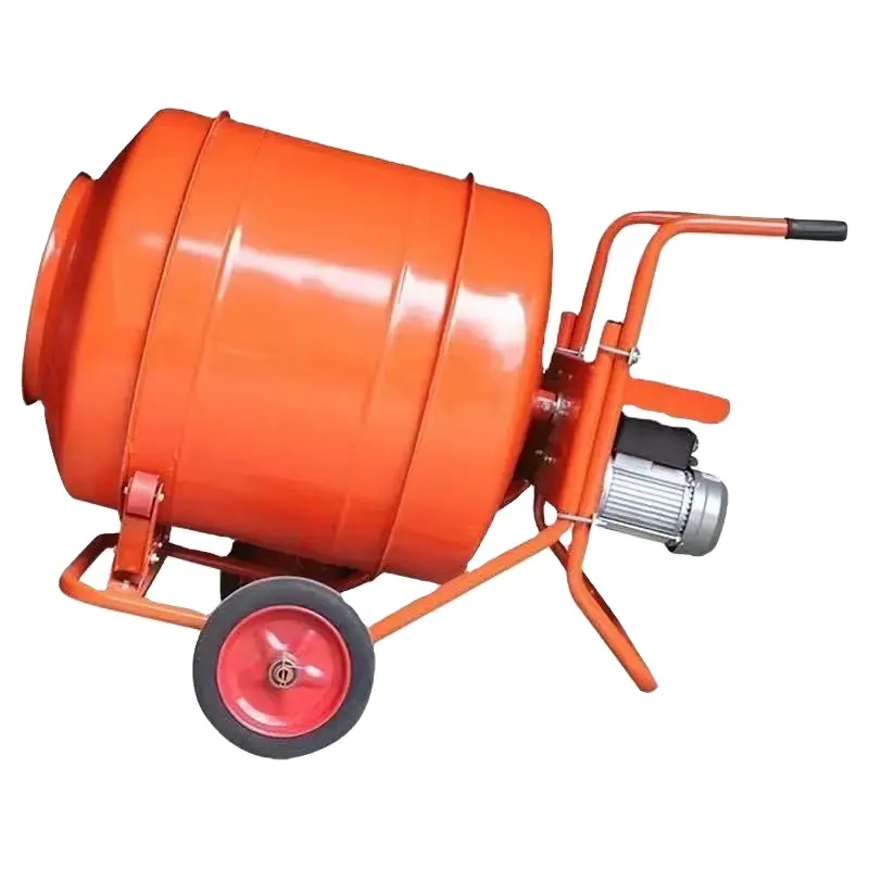 Easy operate Hand push portable cement mixer electric engine concrete mixer easy operate