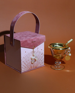 <span class=keywords><strong>Coffret</strong></span> souvenir pour <span class=keywords><strong>bébé</strong></span>, <span class=keywords><strong>coffret</strong></span> cadeau en velours, boîte d'emballage pour anniversaire, boîte cadeau <span class=keywords><strong>parfum</strong></span>ée avec poignée - Product Image 4