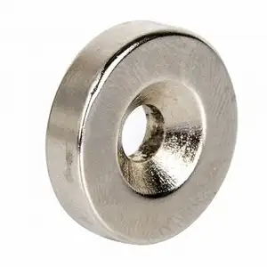 强磁铁钕制造商圆盘，带沉头孔圆形磁铁