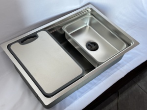 Fregadero de Cocina de Acero Inoxidable SUS304 Leimanxi, Diseño Moderno, Hecho en Vietnam, Estilo Extensible - Product Image 2