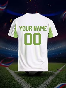 Uniformes de equipo personalizados para hombres, camisetas de fútbol y camisetas de manga corta producidos por nuestra fábrica de ropa y que se pueden personalizar.F10 - Product Image 3