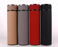 500ml en acier inoxydable Thermos sous vide thermique bouteille d'eau peinture en caoutchouc nouveau classique voyage anti-déversement