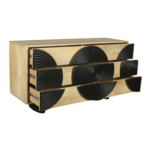 Heavy Duty Solid Mango Wood <b>Drawer</b> Chest with Deep <b>Drawers</b> Spacious Bedroom Storage Unit with Strong Frame - Product Image 2