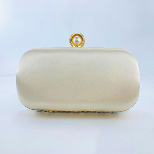 Pochette carrée de luxe tendance en cristal <span class=keywords><strong>pour</strong></span> mariages et soirées, sacs à perles ornés de strass et de diamants avec décorations de perles - Product Image 3