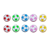 Coques de protection en silicone multicolores anti-usure pour joysticks PS5/XBOX/Switch Pro, motif football, grip amélioré pour le jeu (OEM)