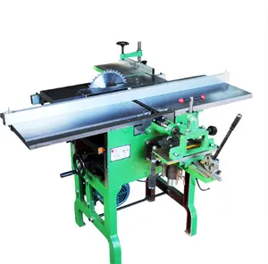 Hot sale table planner woodworking combined surface planer 300mm multifunctional Planing cutting Drilling Saw table saw
