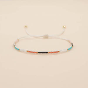 Pulsera Ajustable Hecha a Mano con Cuentas Miyuki, Chapada en Oro Bohemia A1485, Joyería <span class=keywords><strong>de</strong></span> Moda Económica, Venta al por Mayor - Product Image 5