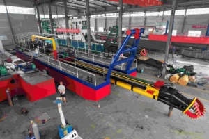 10인치 커터 흡입 준설선 재고 판매 중, 깊이 10미터까지 맞춤 제작 가능 - Product Image 5