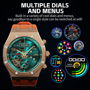 Nouvelle arrivée Montre connectée AMOLED WS18, style mécanique, montre avec fonction téléphone BT, rappel intelligent, montre connectée sport pour hommes - Product Image 6