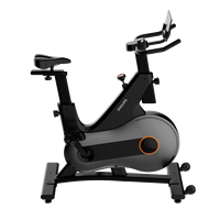 Vélo de spinning magnétique intelligent commercial, équipement de fitness d'intérieur, volant d'inertie de 10 kg, entraînement par courroie, 24 niveaux, en acier