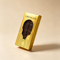 Boîtes d'emballage en papier de qualité alimentaire, boîtes d'emballage pour chocolats dorés, boîtes pour chocolats, magasin de détail, boulangerie