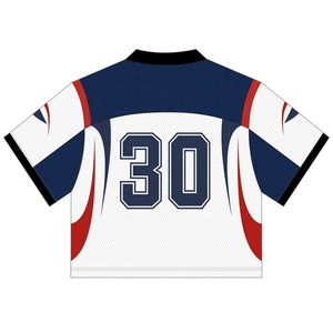 Camisetas de Fútbol de Alta Calidad con Estampado por Transferencia de Calor y Bordado, Unisex, para Adultos, de Secado Rápido, Cuello en V, para Práctica Deportiva, Camisetas de Equipo - Product Image 4