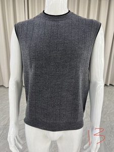 Gilet in Lana per Uomo Collo Tondo 100% Lana - Product Image 2