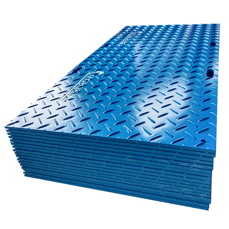 Heavy-Load Bearing 4X8 Feet Polyethylene Temporary Slabs Road Protection Mats for Heavy Machinery Job Sites Plastic Product