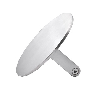 SHUNLIAN Prensa de Hambúrguer Personalizada de 6 Polegadas em Aço Inoxidável com Cabo de Madeira Isolado Termicamente e Acabamento Polido para Grelhador - Product Image 5