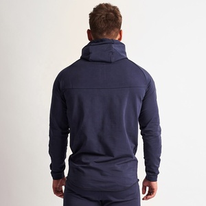 Factory Price Men's Winter Casual High Quality Custom Made <b>Thick</b> 320 GSM 100% Cotton Regular Fit <b>Fleece</b> Hoodie <b>Jacket</b> Size 3XL - Product Image 3