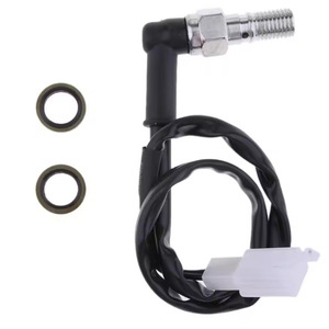 Interrupteur de Câble à Trou Unique M10 x 1,00 mm pour Moto Tout-Terrain, Frein Hydraulique Arrière, Pièce de Remplacement, Borne à Vis en Métal Noir - Product Image 1
