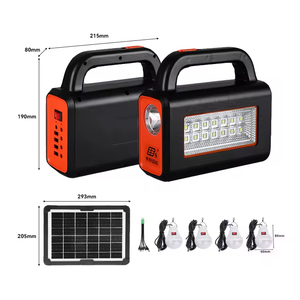 Système d'éclairage solaire miniature très vendu pour la maison et le camping, kit de lampe solaire et panneau solaire IP65 pour le jardin et la route - Product Image 3