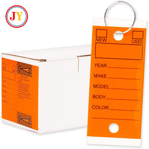 Số lượng lớn đa màu tự cán nhựa thẻ chìa khóa xe với Vòng góc treo <span class=keywords><strong>tag</strong></span> tự động Đại lý nguồn cung cấp - Product Image 3