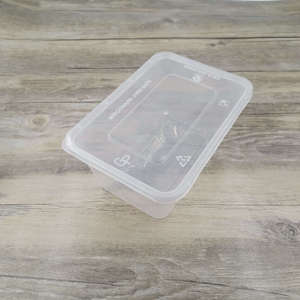 Premium 500ml ila 1000ml PP plastik paket servis kutusu Set ticari öğle yemeği ambalajı için tek kullanımlık mikrodalga güvenli gıda kapları - Product Image 5