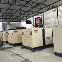 Generator Diesel tipe senyap 70KW Weichai pilihan ATS tiga fase arus perubahan frekuensi 50/60Hz bingkai terbuka