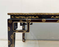 Table console en bois antique rustique faite à la main avec un design miroir pour la salle à manger et le salon, meubles pour la maison ou l'hôtel
