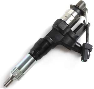 Inyector de Combustible para Motor Diésel Plateado 095000-6593 para Hino J08E para Excavadora de Cadenas SK200-8 SK330-8 SK350 - Product Image 1