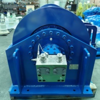 Nouveau modèle de treuil hydraulique à double tambour de 12 tonnes pour l'équipement de levage des dragueurs