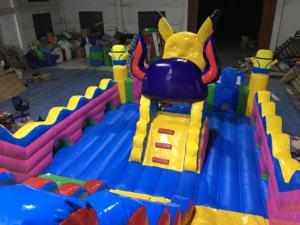 <span class=keywords><strong>Parc</strong></span> d'attractions gonflable robuste QIQU, 39,3 pieds, thème anime 3D, capacité 30 enfants, PVC Sijia pour centres intérieurs et extérieurs, audit CE - Product Image 5