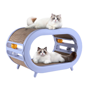 <strong>Cat</strong> Scratcher Cardboard <strong>Cat</strong> Scratcher Pad <strong>Scratching</strong> <strong>Posts</strong> Lounge Bed <strong>for</strong> <strong>Large</strong> <strong>Cats</strong> and Little Kitten - Product Image 2