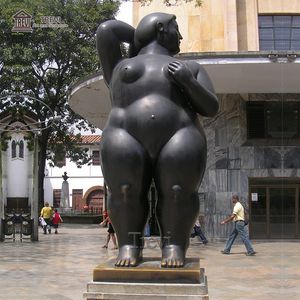 Famosa Estatua de Metal de Mujer de Bronce, Arte de <span class=keywords><strong>Fernando</strong></span> Botero, Esculturas de Mujer Gorda - Product Image 4