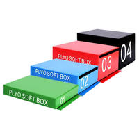 Caja de Salto Pliométrica Ajustable Ecológica de 75x90cm con Logotipo Personalizado OEM, Modelo P-195, Espuma EPE/Adhesiva + Malla, Precios de Fábrica ZJFIT