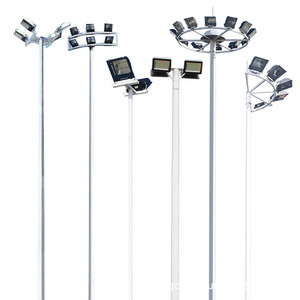 Lampadaires surélevés, lampadaires à mât de 8 à 40 mètres pour terrains de sport, places publiques, rues et usage municipal ; LED haute puissance - Product Image 1
