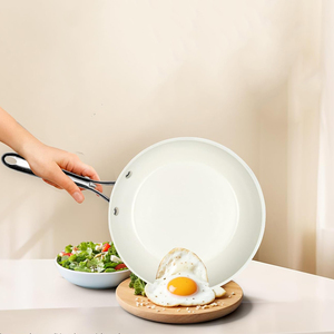 Batterie de cuisine en aluminium avec revêtement antiadhésif en céramique, poignées en acier inoxydable, comprenant poêle, casserole et faitout – Offre Spéciale - Product Image 6