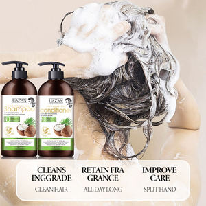 OEM/ODM aceite para el cabello de extracto de coco de queratina orgánica refrescante, Champú hidratante y suavizante de control de aceite anticaspa Natural - Product Image 6