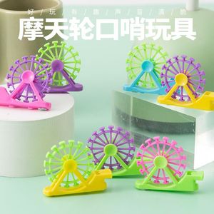 Ferris <b>Wheel</b> Shaped Whistle <b>Plastic</b> Cartoon Toy Wind Brass Instrument For Children Age 2 To 4 Years - Product Image 5