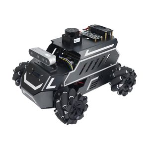 หุ่นยนต์ ROSMASTER <span class=keywords><strong>M1</strong></span> AI รุ่นใหญ่ พร้อมกล้องวัดระยะ 3 มิติ LiDAR และโมดูลเสียง AI - Product Image 1