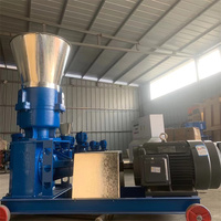 Nouvelle machine automatique de fabrication de granulés d'aliments pour volailles et bétail, moulin à granulés d'aliments pour volailles, machine à granulés, moteur électrique/diesel